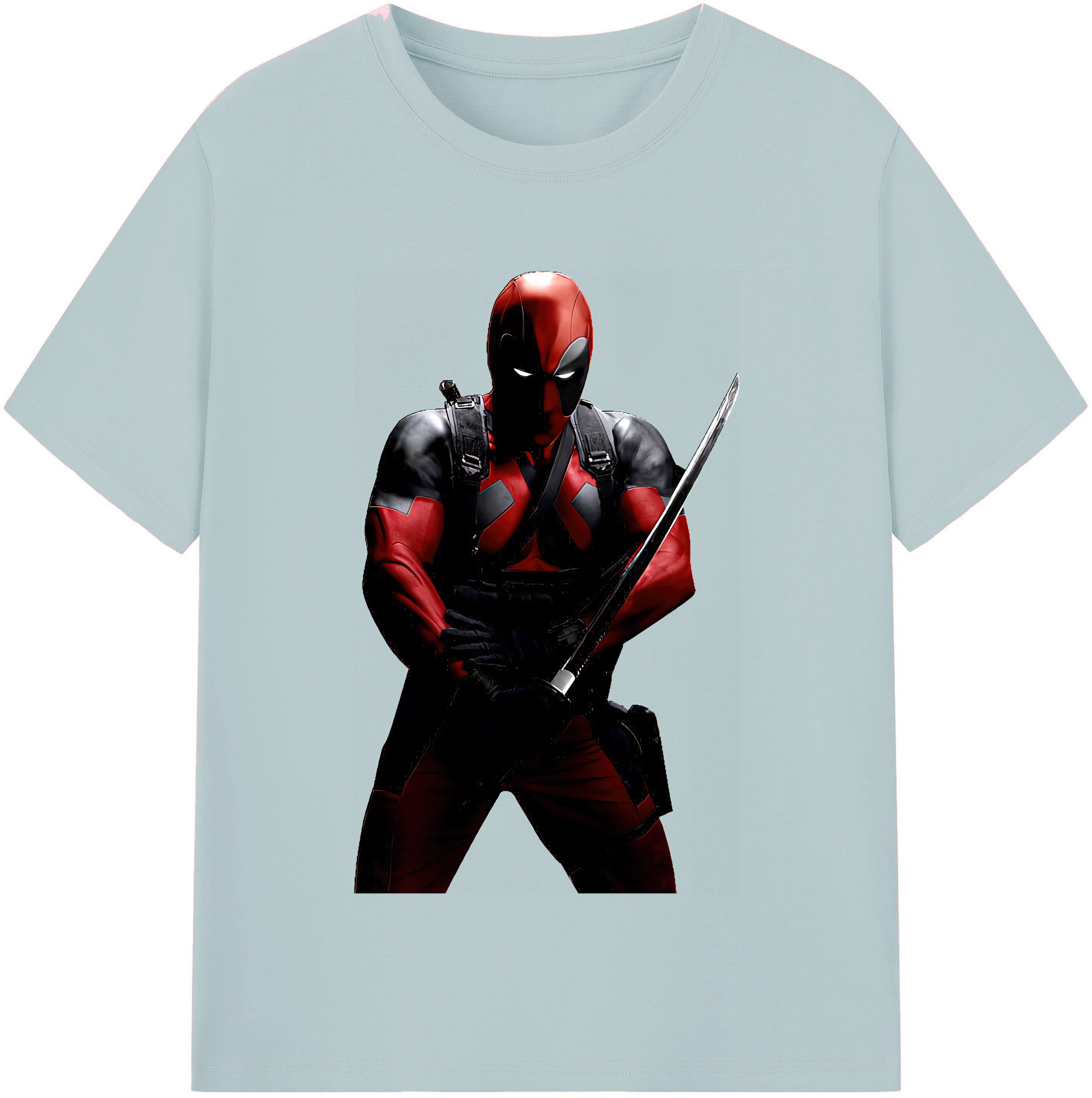 （画像用） Deadpool デッドプール 綿100％半袖Tシャツ（フロントプリント）